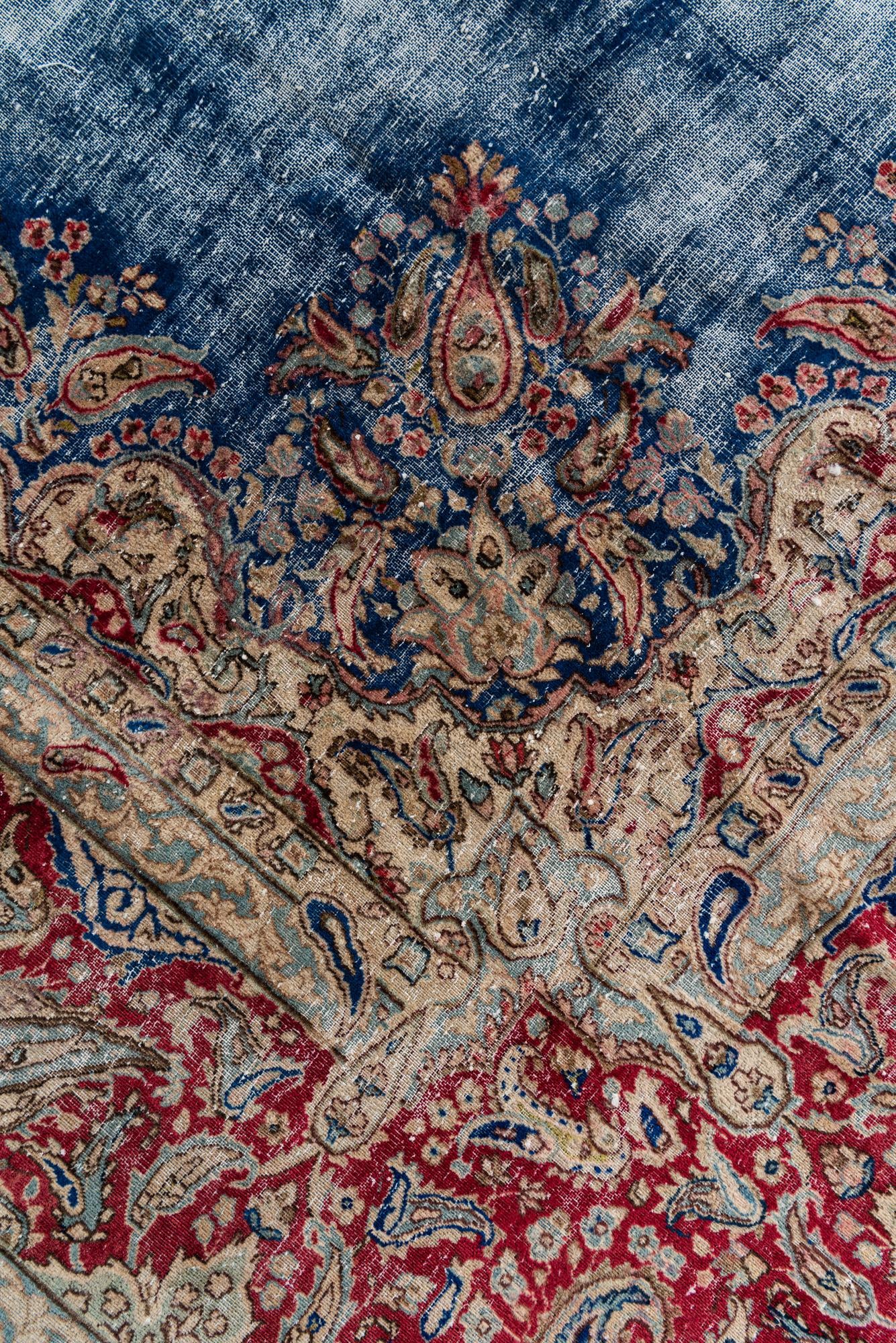 9' 9 x 13' Hand Knotted Ultra Vintage Persian Wool Rug