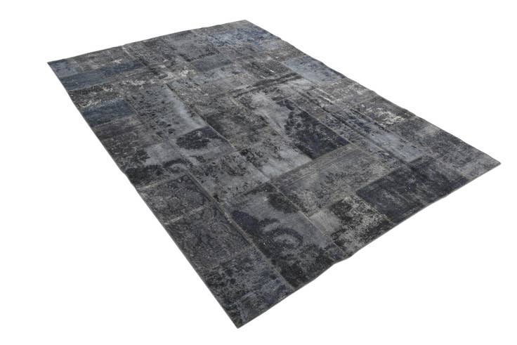 Detail image of 6' 9 x 9' 9 Hand Knotted Ultra Vintage Persian Wool Rug