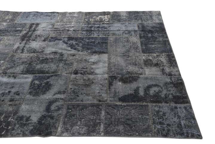 6' 9 x 9' 9 Hand Knotted Ultra Vintage Persian Wool Rug