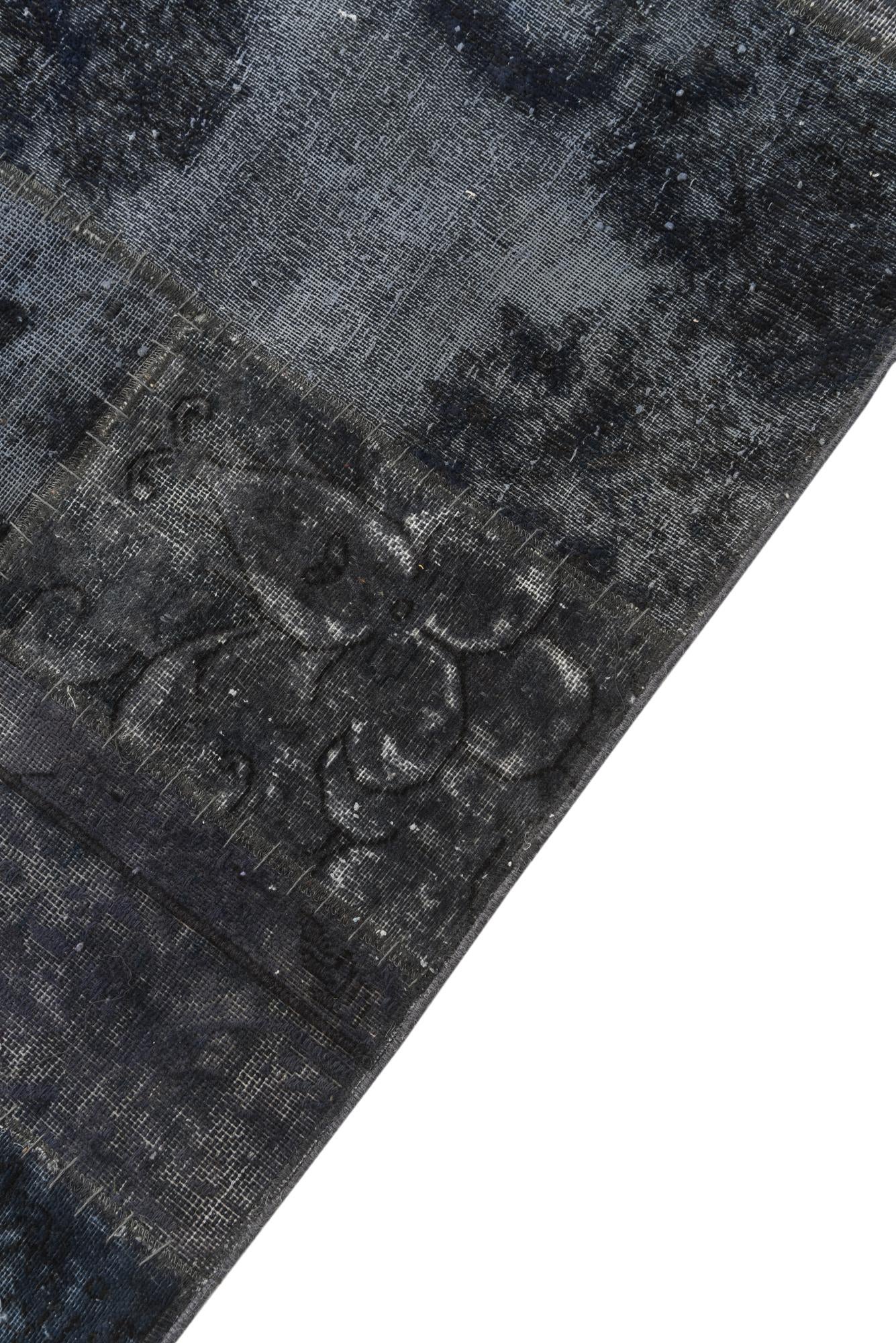 6' 9 x 9' 9 Hand Knotted Ultra Vintage Persian Wool Rug