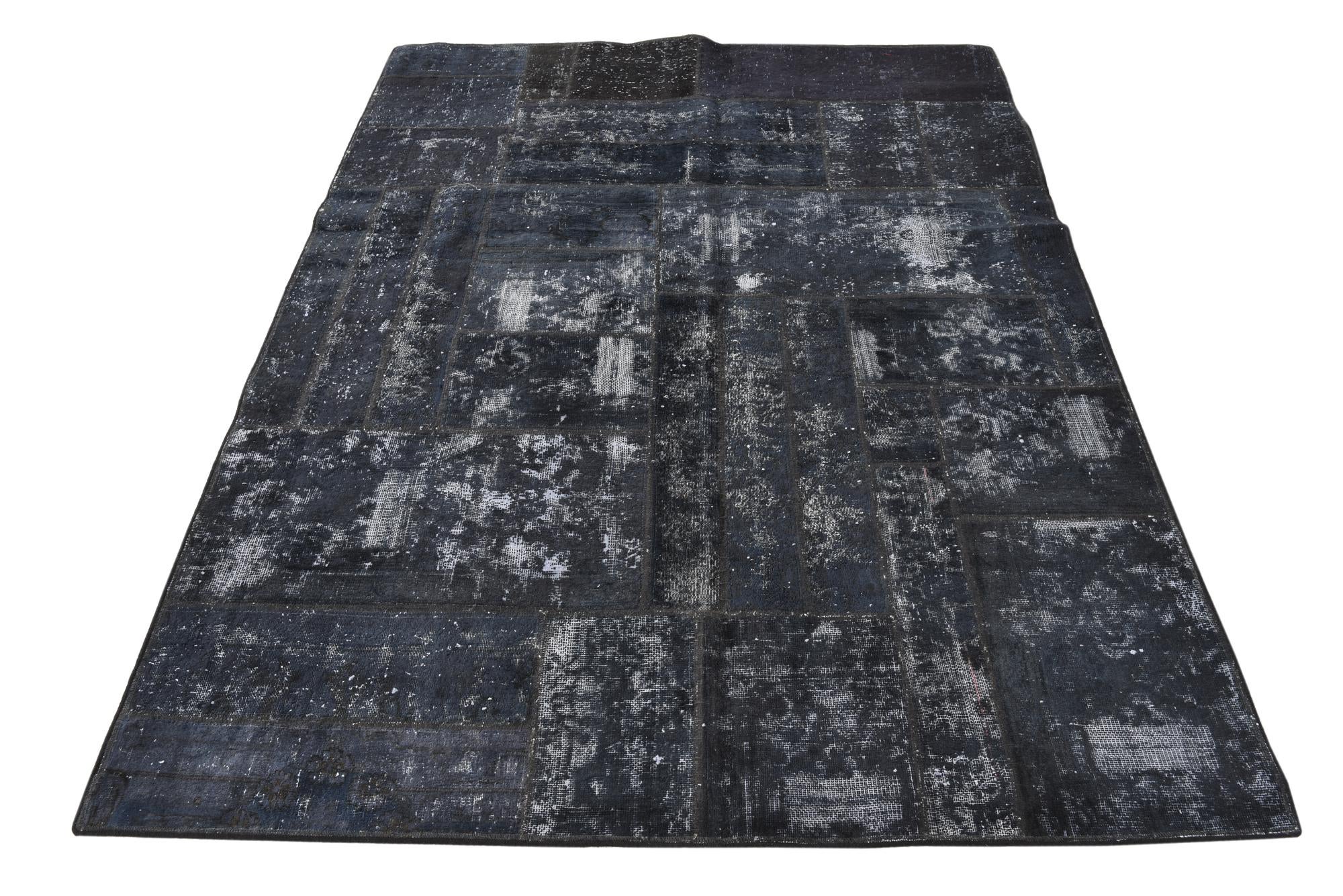 5' x 6' 9 Hand Knotted Ultra Vintage Persian Wool Rug
