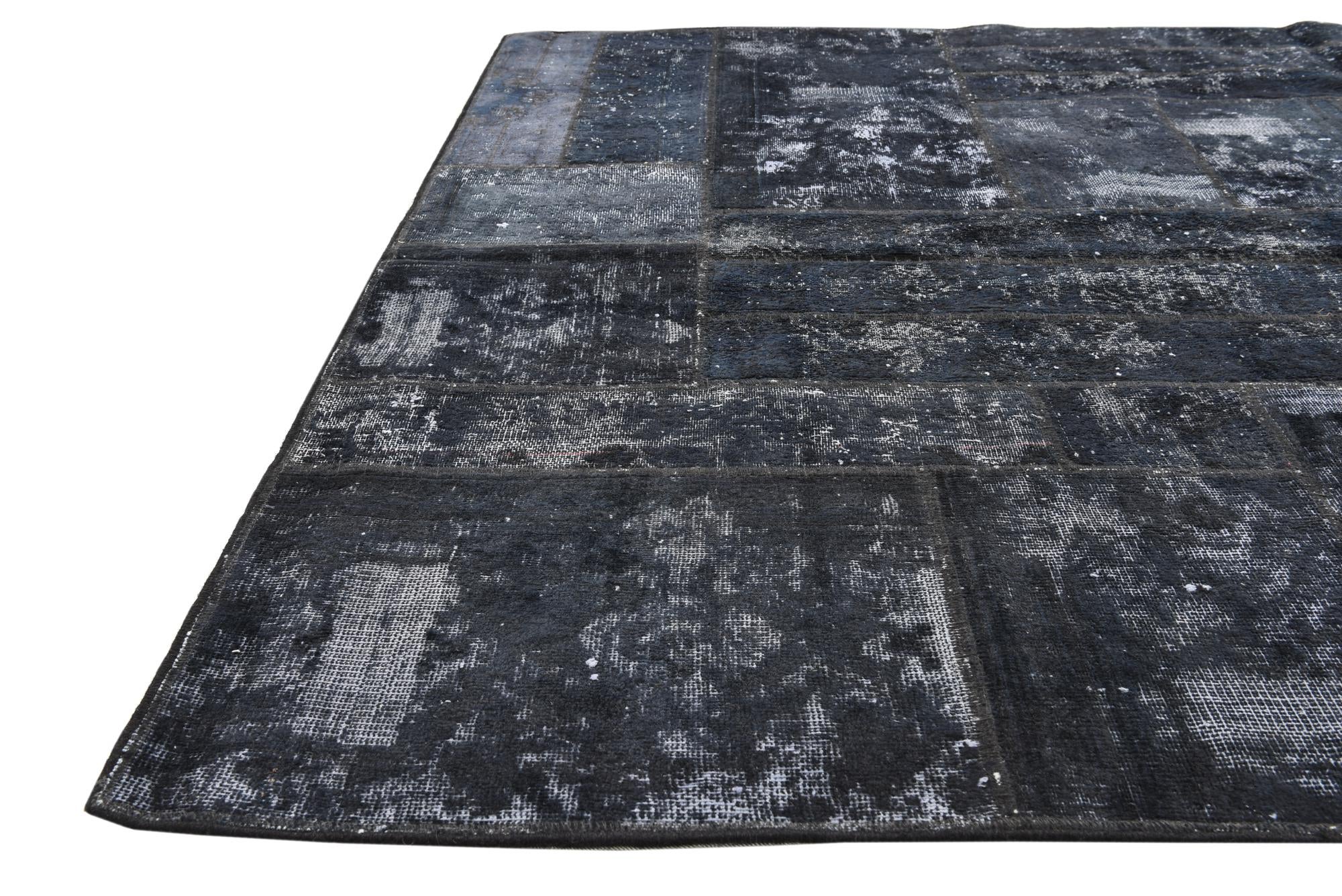 5' x 6' 9 Hand Knotted Ultra Vintage Persian Wool Rug