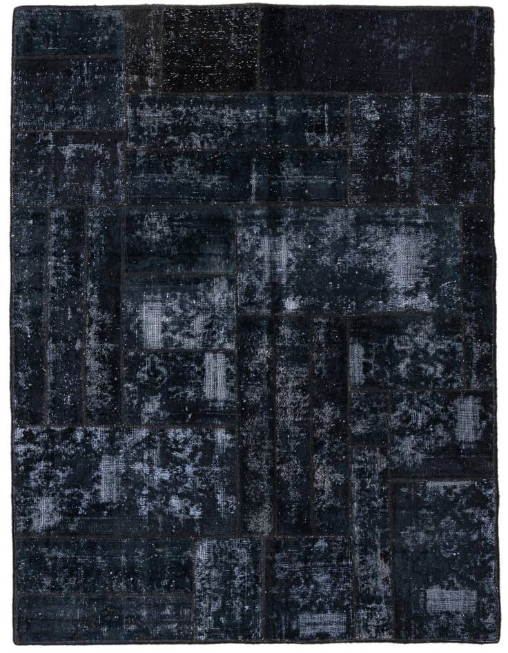 Detail image of 5' x 6' 9 Hand Knotted Ultra Vintage Persian Wool Rug