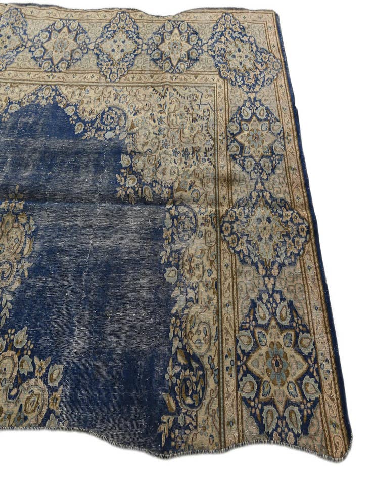 Detail image of 6' x 9' 7  Hand Knotted Ultra Vintage Persian Wool Rug