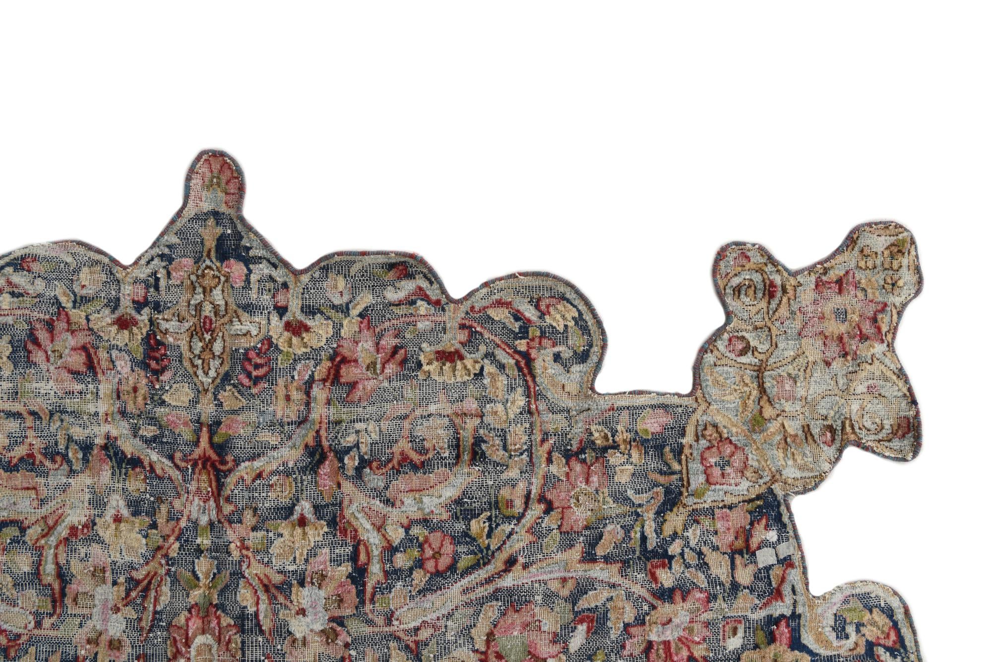 6' 3 x 8' 7 Hand Knotted Ultra Vintage Persian Wool Rug