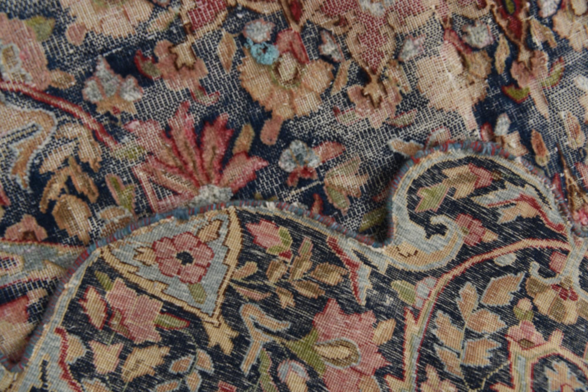 6' 3 x 8' 7 Hand Knotted Ultra Vintage Persian Wool Rug