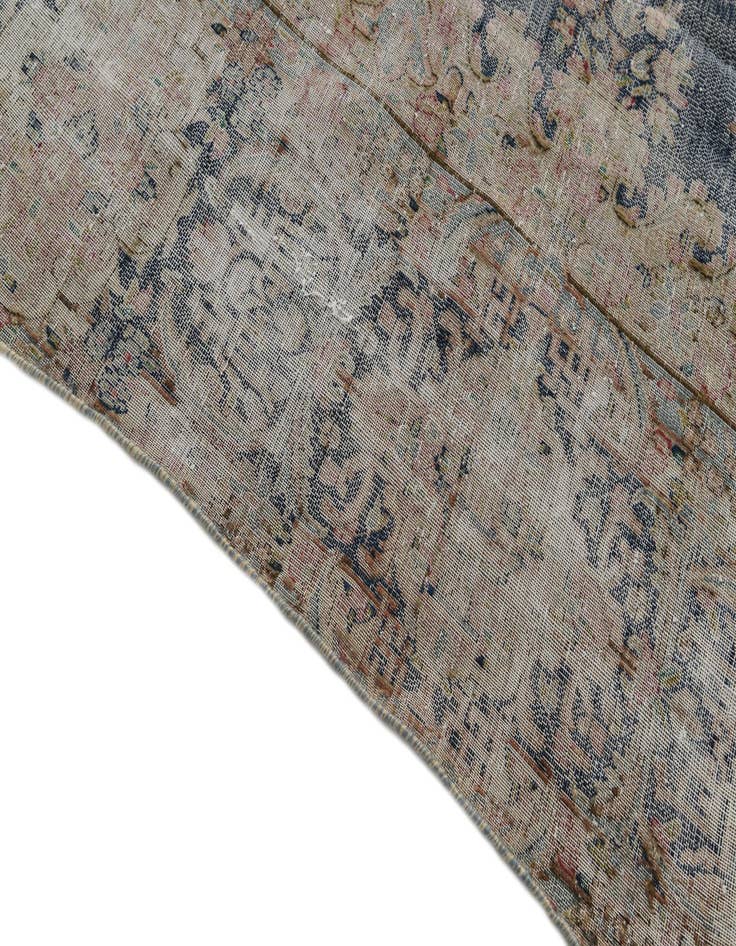 Detail image of 9' 8 x 12'  Hand Knotted Ultra Vintage Persian Wool Rug