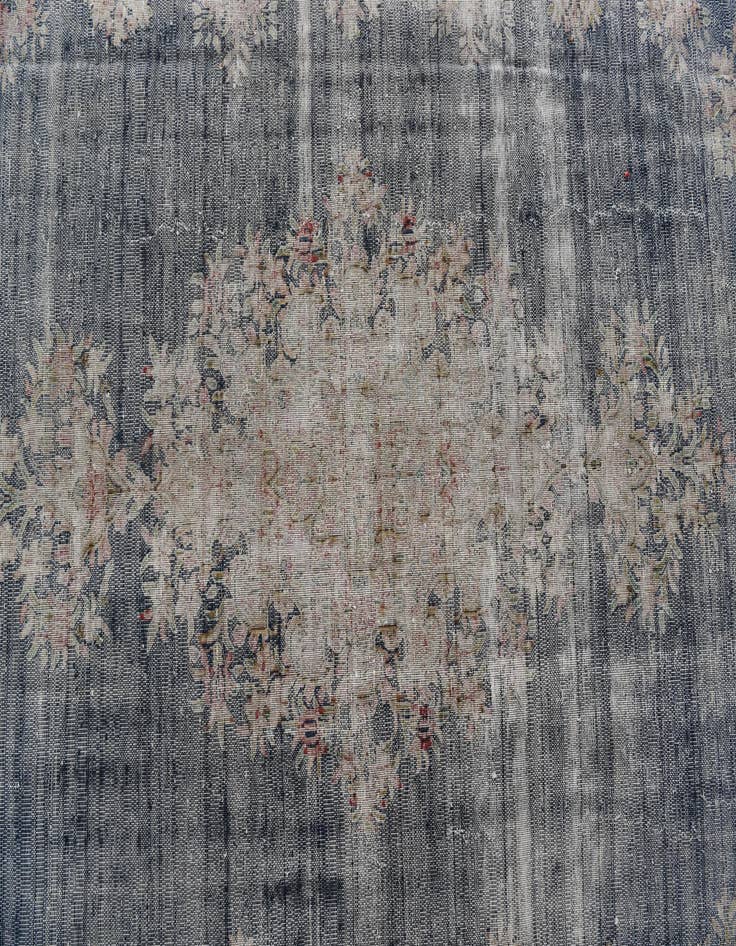 Detail image of 9' 8 x 12'  Hand Knotted Ultra Vintage Persian Wool Rug