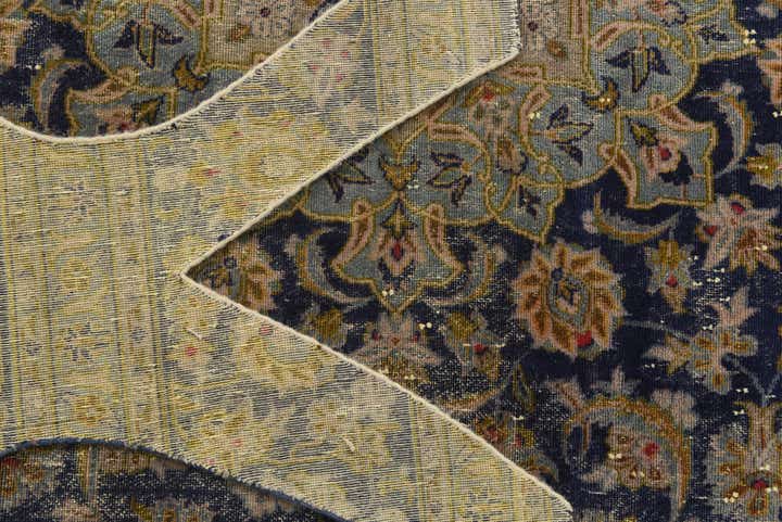 4' 2 x 6' 9 Hand Knotted Ultra Vintage Persian Wool Rug