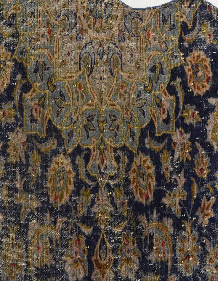 Detail image of 4' 2 x 6' 9  Hand Knotted Ultra Vintage Persian Wool Rug