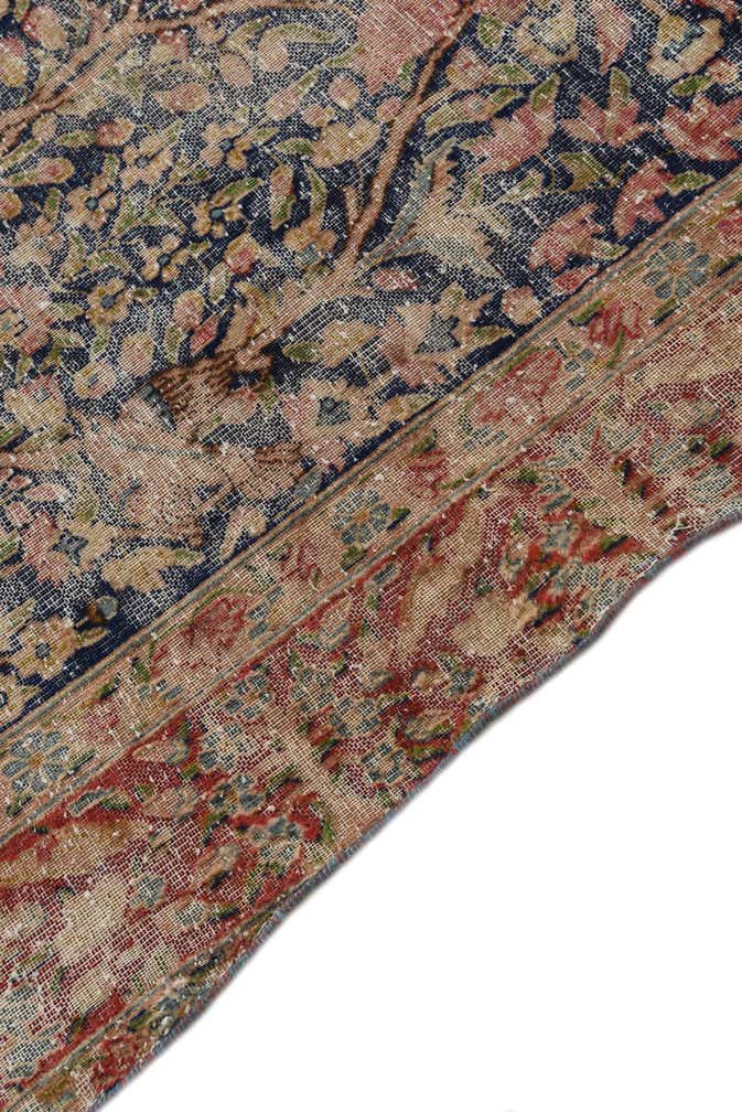 6' 7 x 9' 3 Hand Knotted Ultra Vintage Persian Wool Rug