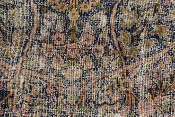 6' 7 x 9' 3 Hand Knotted Ultra Vintage Persian Wool Rug