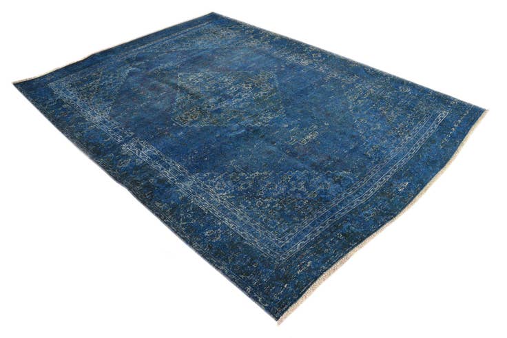 Detail image of 190cm x 260cm Hand Knotted Ultra Vintage Persian Wool Rug
