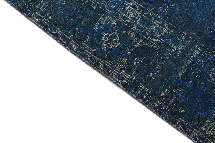 190cm x 260cm Hand Knotted Ultra Vintage Persian Wool Rug