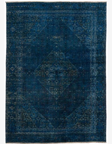 6' 3 x 8' 6 Hand Knotted Ultra Vintage Persian Wool Rug