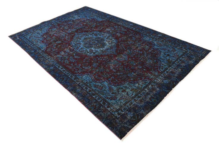 Detail image of 5' 9 x 9' 3 Hand Knotted Ultra Vintage Persian Wool Rug
