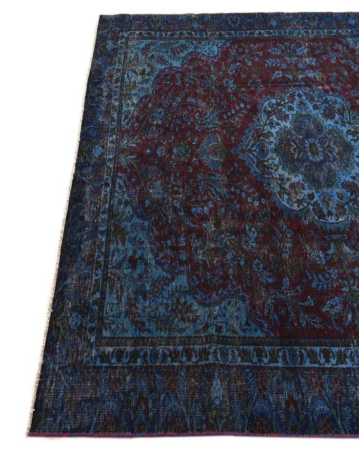 Detail image of 5' 9 x 9' 3  Hand Knotted Ultra Vintage Persian Wool Rug