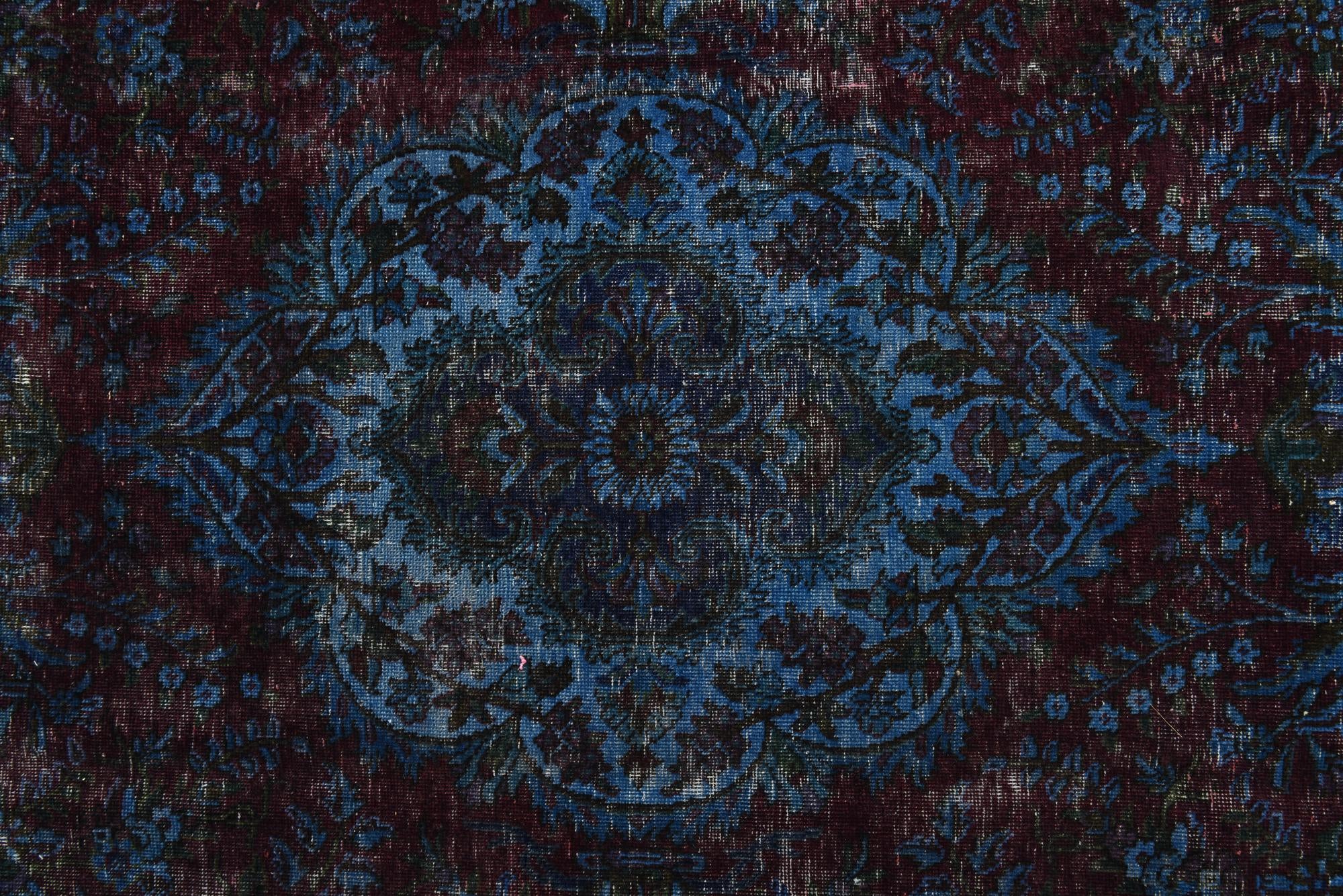 5' 9 x 9' 3 Hand Knotted Ultra Vintage Persian Wool Rug