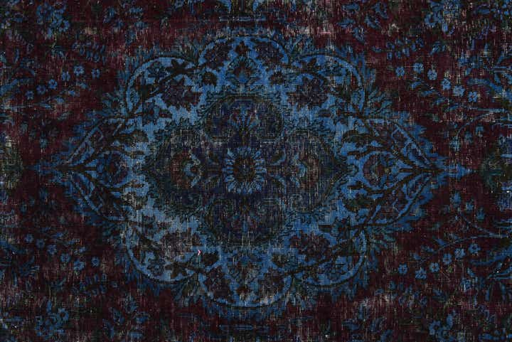 5' 9 x 9' 3 Hand Knotted Ultra Vintage Persian Wool Rug