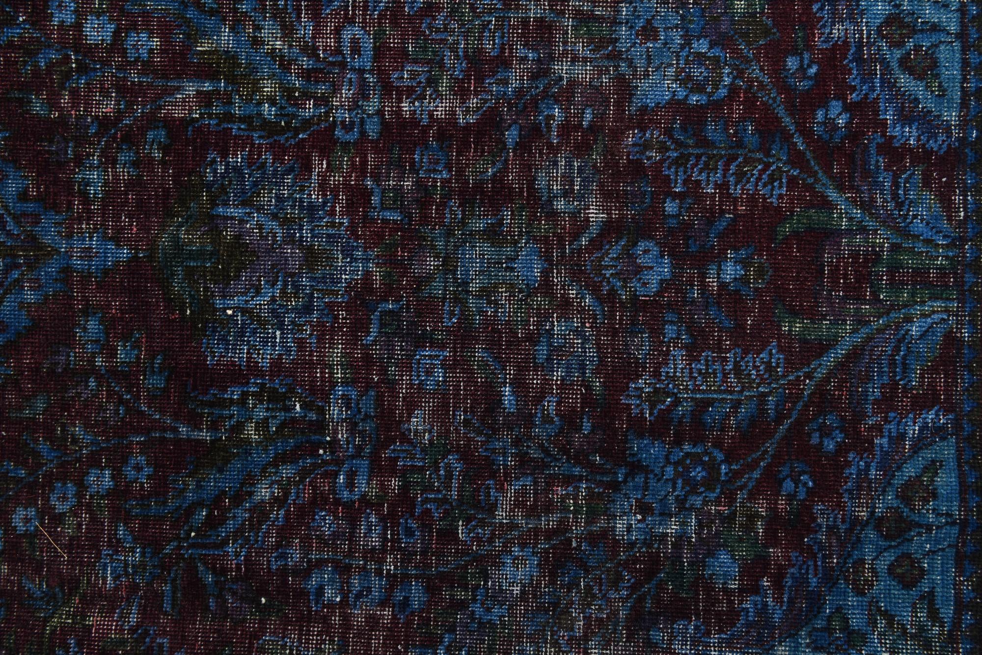 5' 9 x 9' 3 Hand Knotted Ultra Vintage Persian Wool Rug
