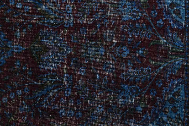 5' 9 x 9' 3 Hand Knotted Ultra Vintage Persian Wool Rug