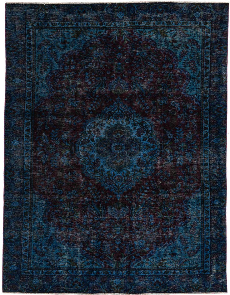 Detail image of 5' 9 x 9' 3 Hand Knotted Ultra Vintage Persian Wool Rug