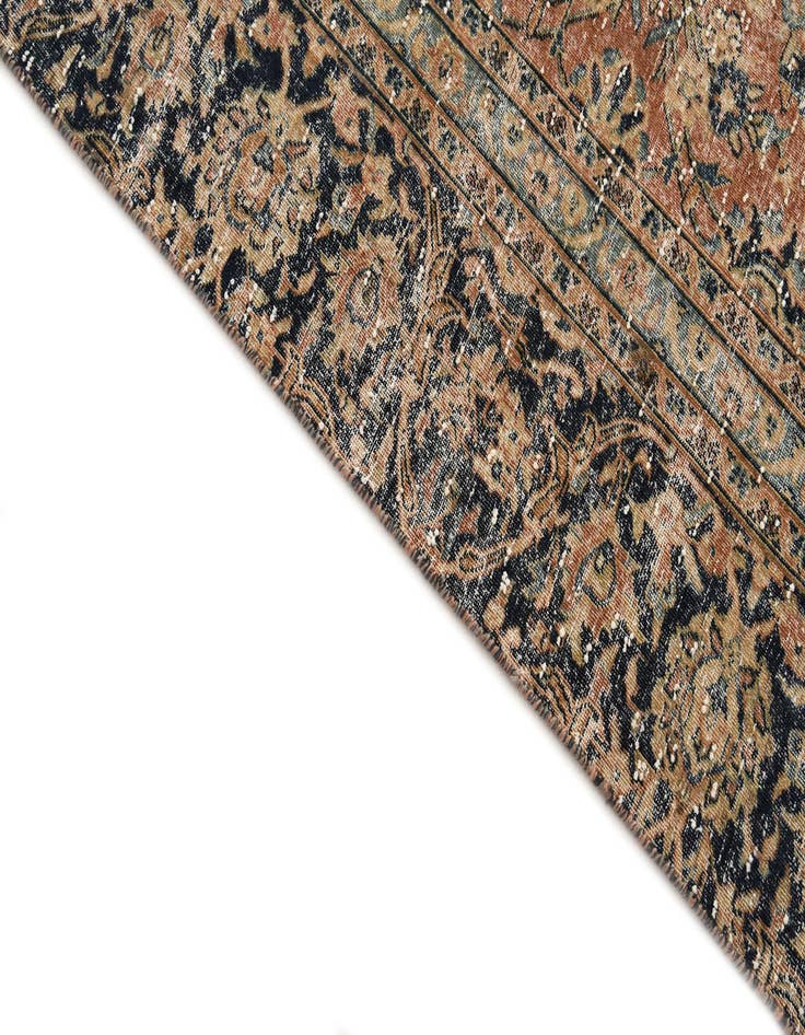 Detail image of 9' 1 x 11' 1  Hand Knotted Ultra Vintage Persian Wool Rug