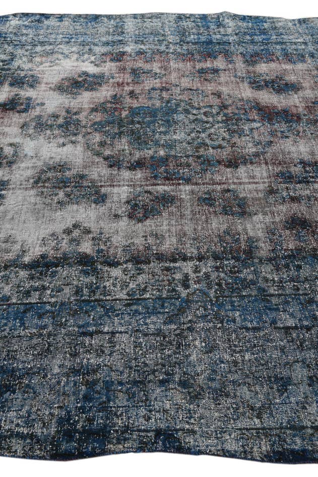 Detail image of 10' 1 x 11' Hand Knotted Ultra Vintage Persian Wool Rug