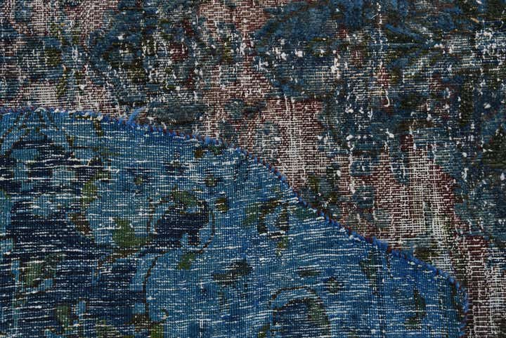 10' 1 x 11' Hand Knotted Ultra Vintage Persian Wool Rug