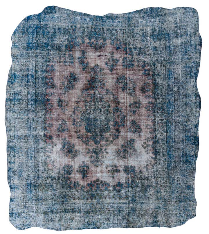 10' 1 x 11' Hand Knotted Ultra Vintage Persian Wool Rug