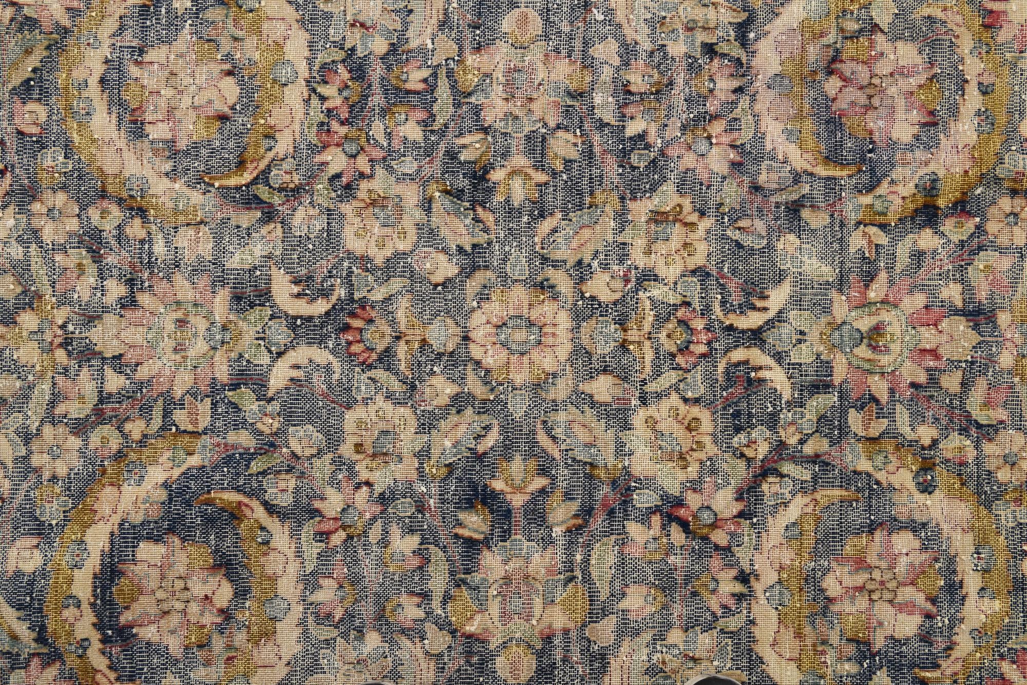9' 3 x 12' Hand Knotted Ultra Vintage Persian Wool Rug