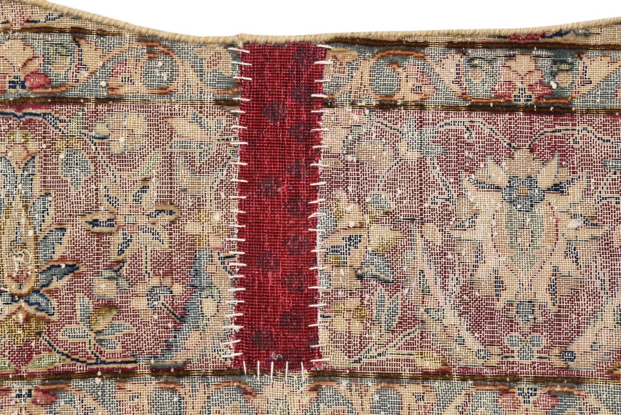 9' 3 x 12' Hand Knotted Ultra Vintage Persian Wool Rug