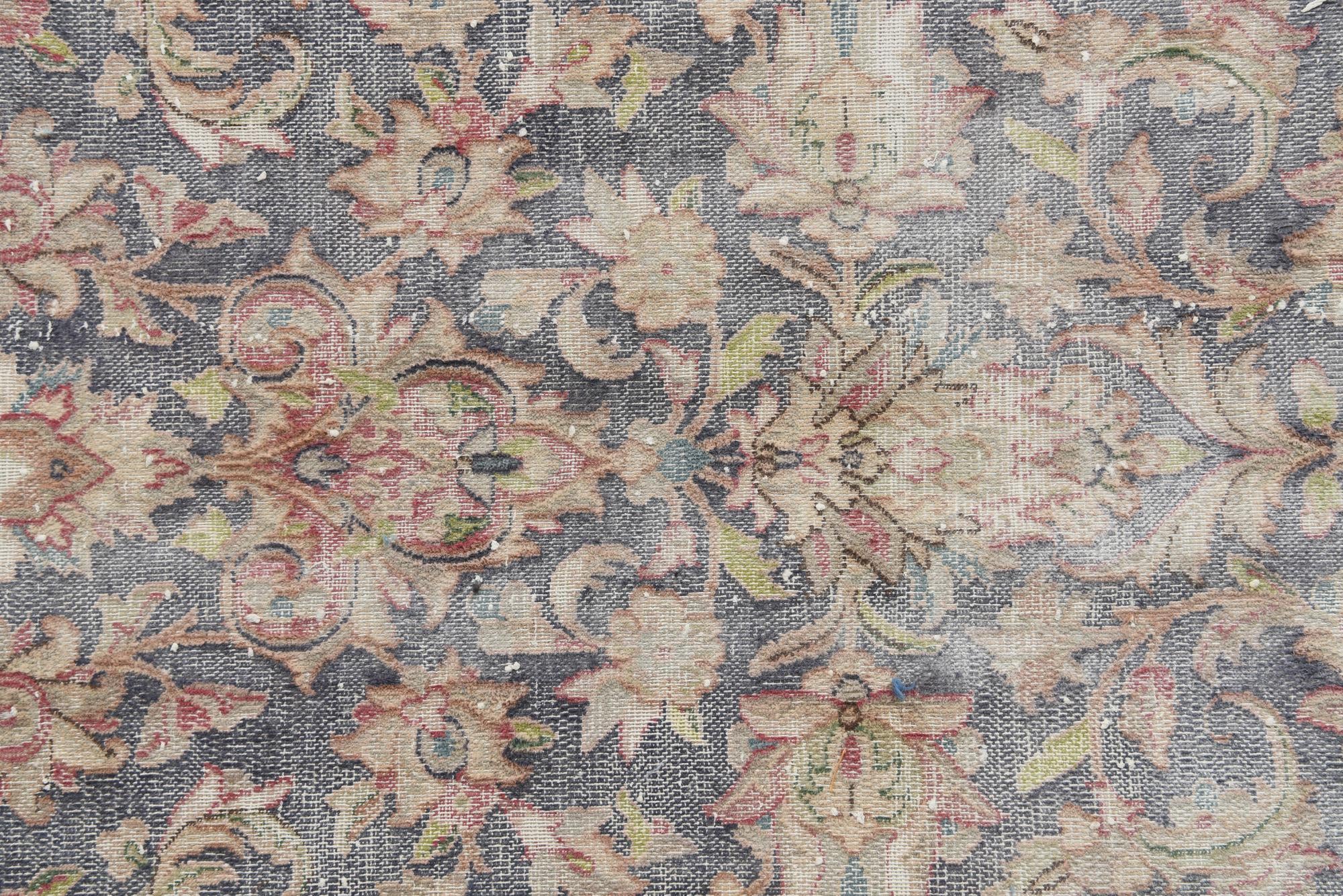 10' x 12' 8 Hand Knotted Ultra Vintage Persian Wool Rug