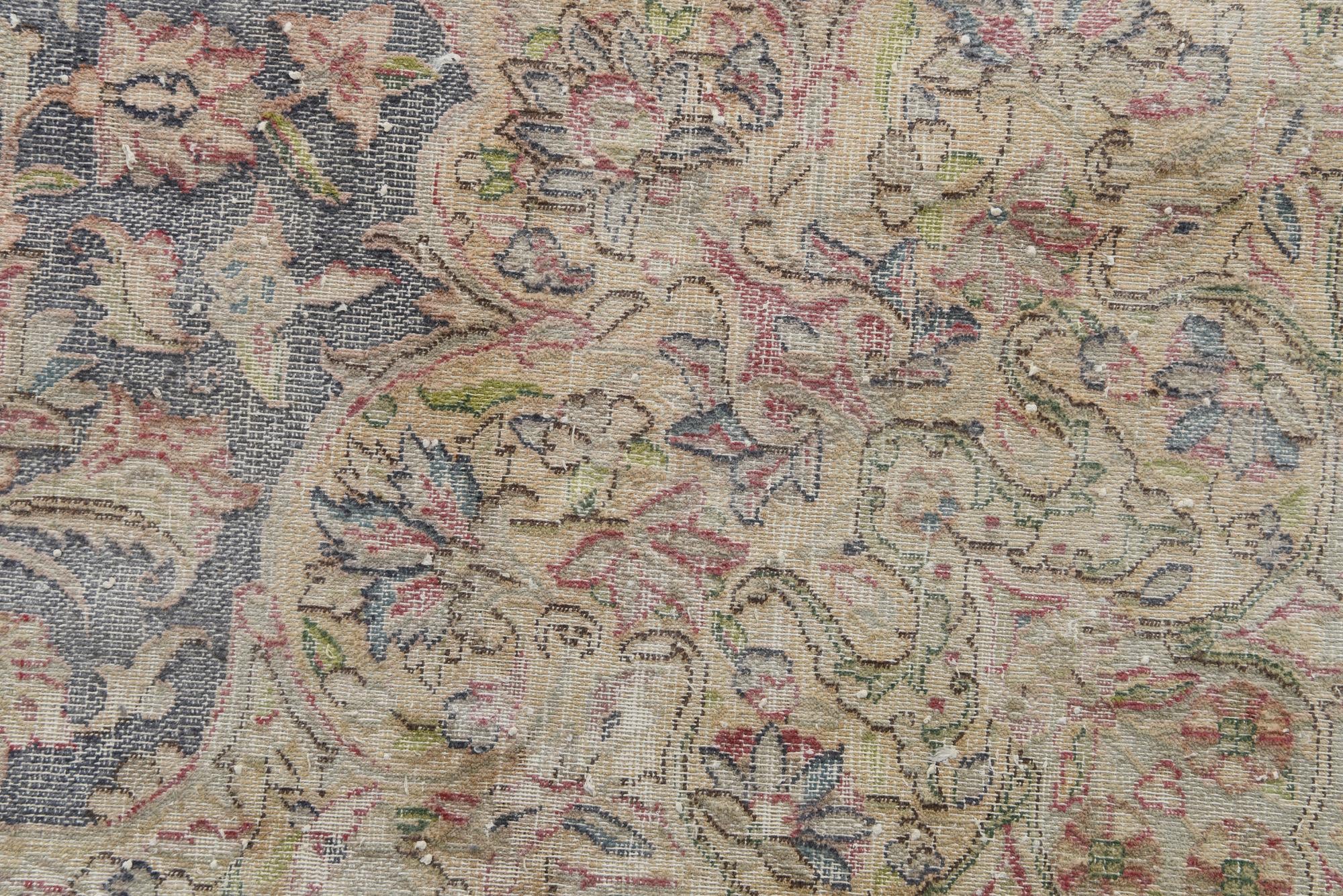 10' x 12' 8 Hand Knotted Ultra Vintage Persian Wool Rug