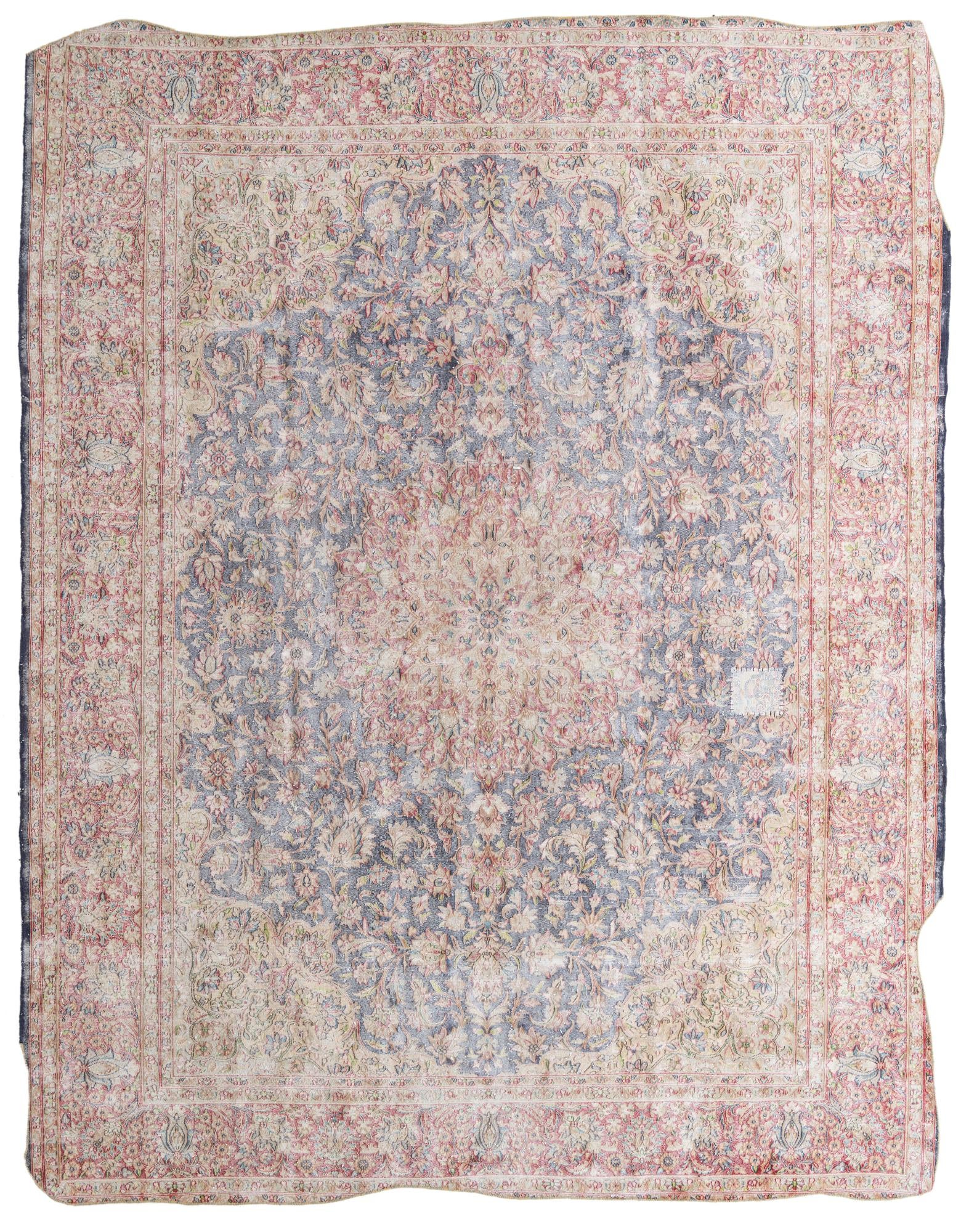 10' x 12' 8 Hand Knotted Ultra Vintage Persian Wool Rug