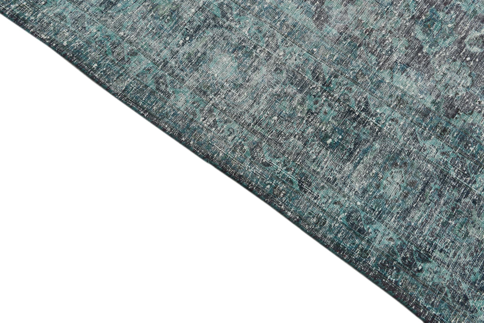6' 8 x 9' 5 Hand Knotted Ultra Vintage Persian Wool Rug