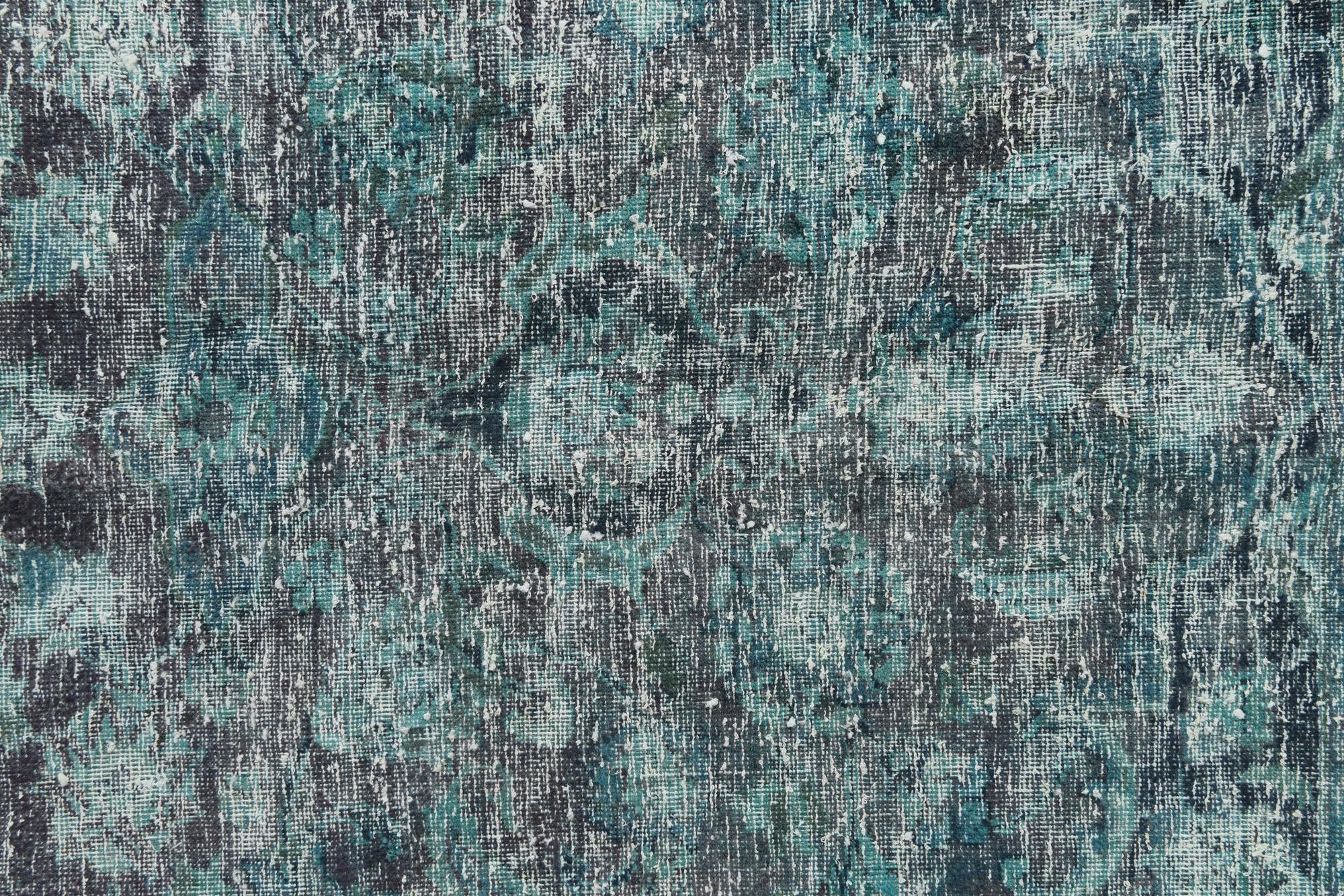 6' 8 x 9' 5 Hand Knotted Ultra Vintage Persian Wool Rug