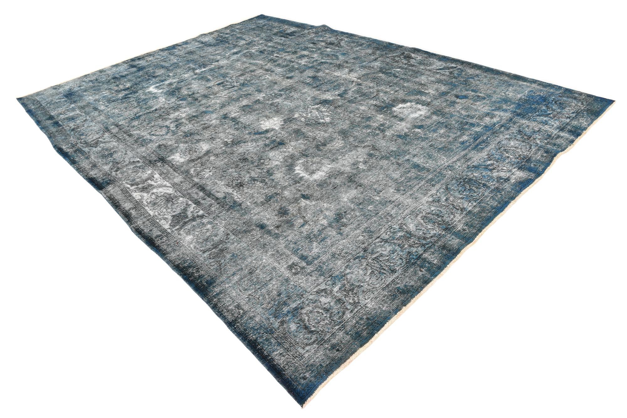 9' 9 x 13' Hand Knotted Ultra Vintage Persian Wool Rug