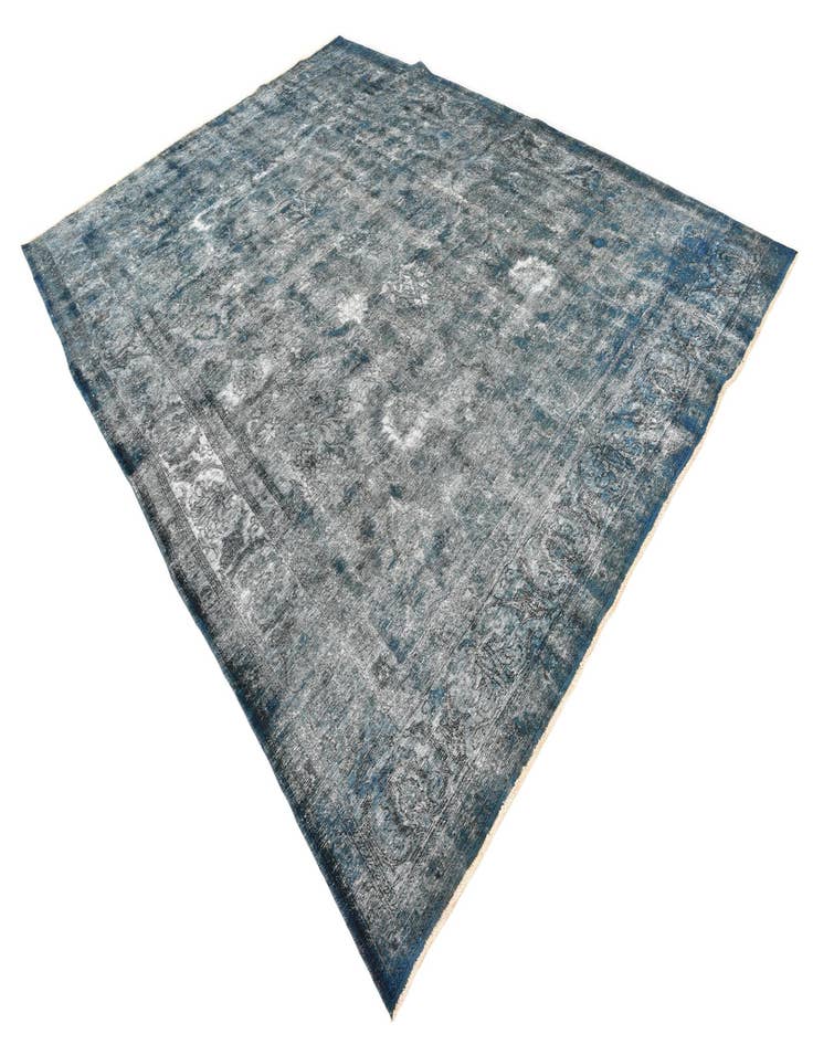 Detail image of 9' 9 x 13'  Hand Knotted Ultra Vintage Persian Wool Rug