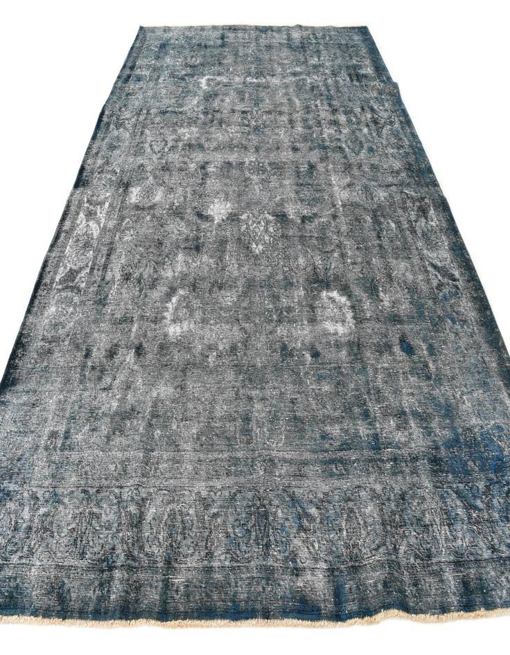 Detail image of 9' 9 x 13'  Hand Knotted Ultra Vintage Persian Wool Rug