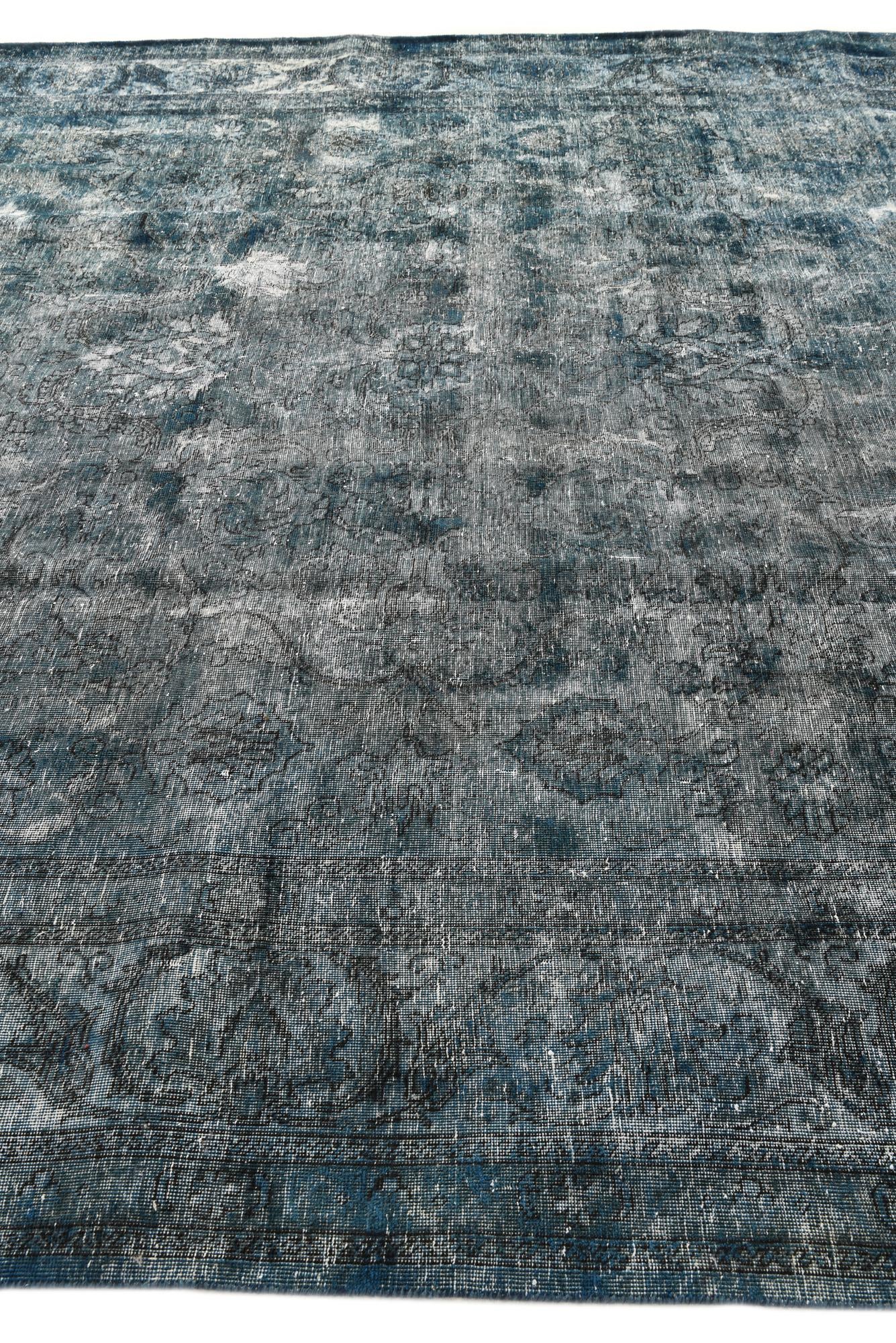 9' 9 x 13' Hand Knotted Ultra Vintage Persian Wool Rug