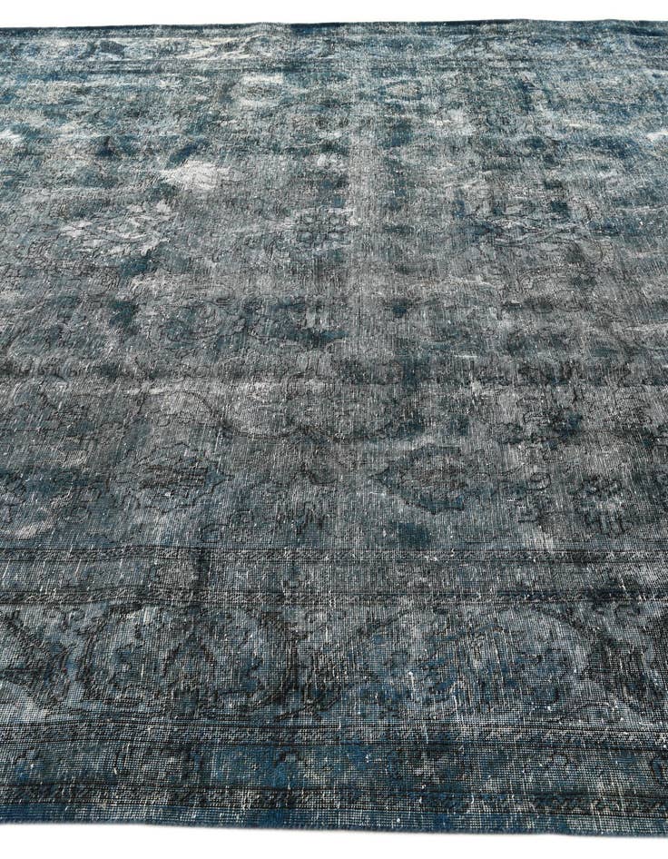 Detail image of 9' 9 x 13'  Hand Knotted Ultra Vintage Persian Wool Rug