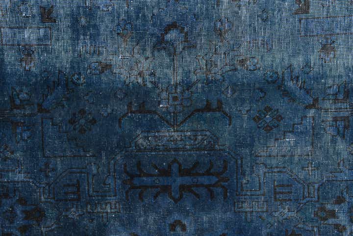 9' 3 x 12' 10 Hand Knotted Ultra Vintage Persian Wool Rug