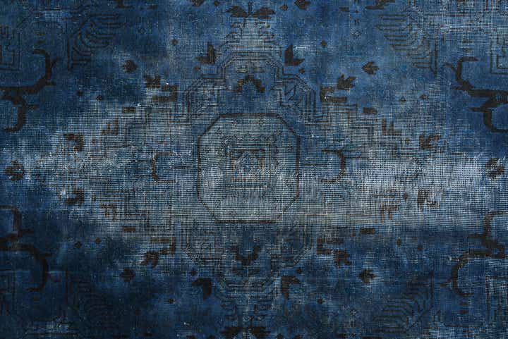 9' 3 x 12' 10 Hand Knotted Ultra Vintage Persian Wool Rug