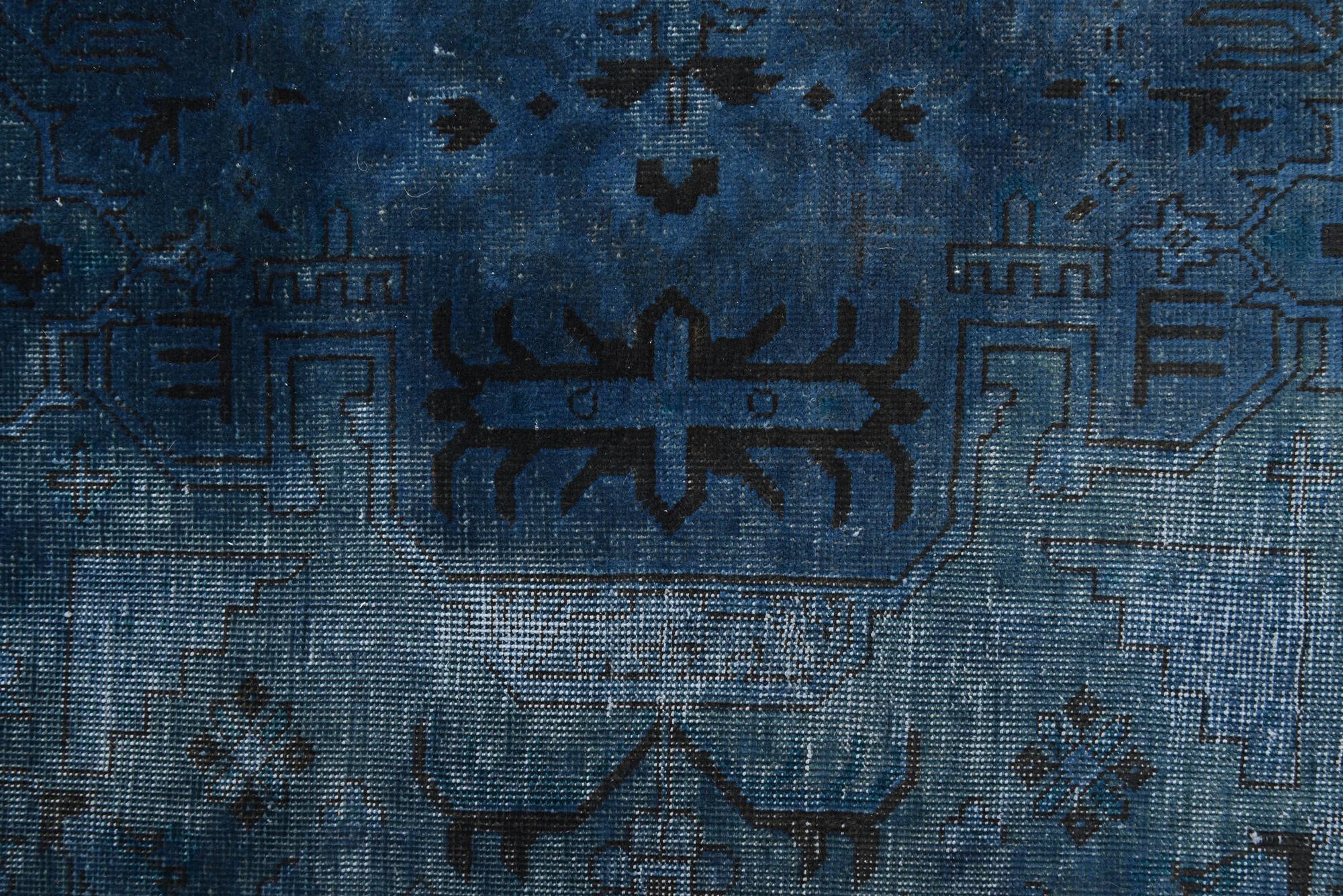 9' 3 x 12' 10 Hand Knotted Ultra Vintage Persian Wool Rug