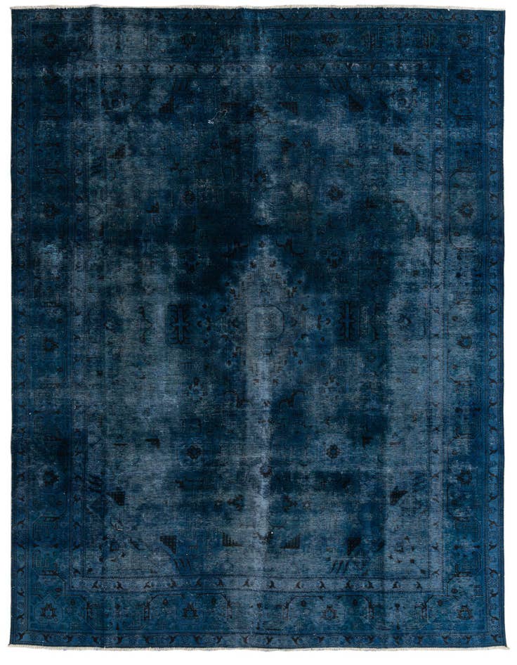 Detail image of 9' 3 x 12' 10 Hand Knotted Ultra Vintage Persian Wool Rug