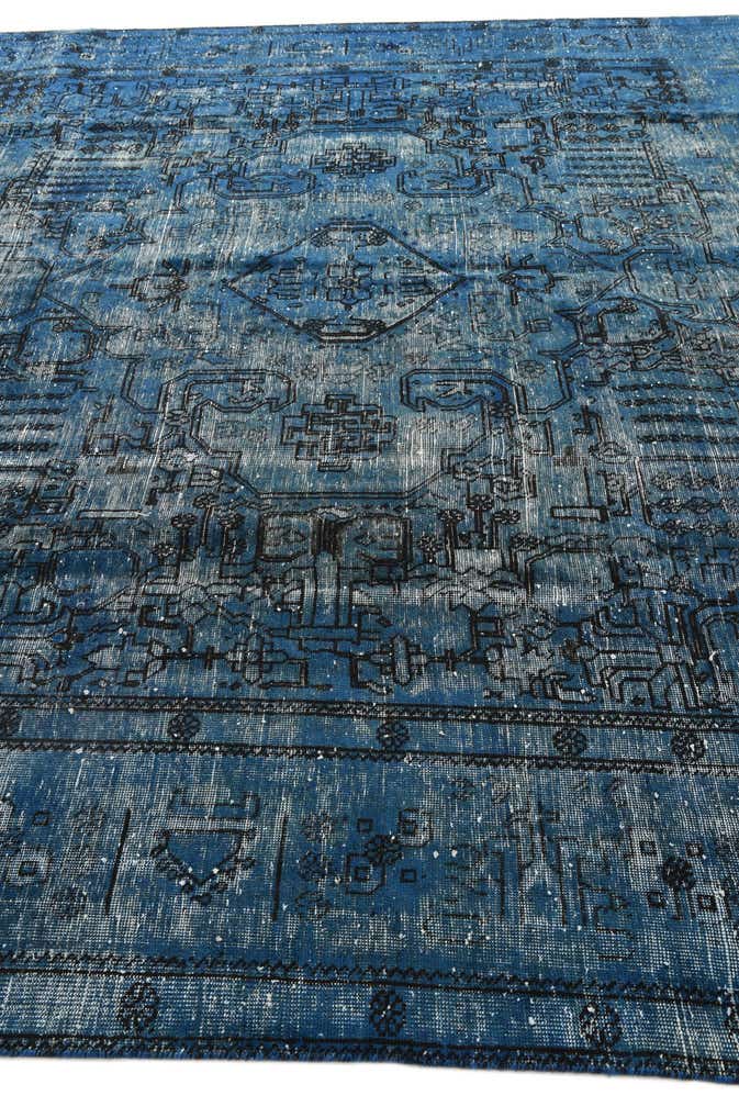 9' 7 x 12' 6 Hand Knotted Ultra Vintage Persian Wool Rug