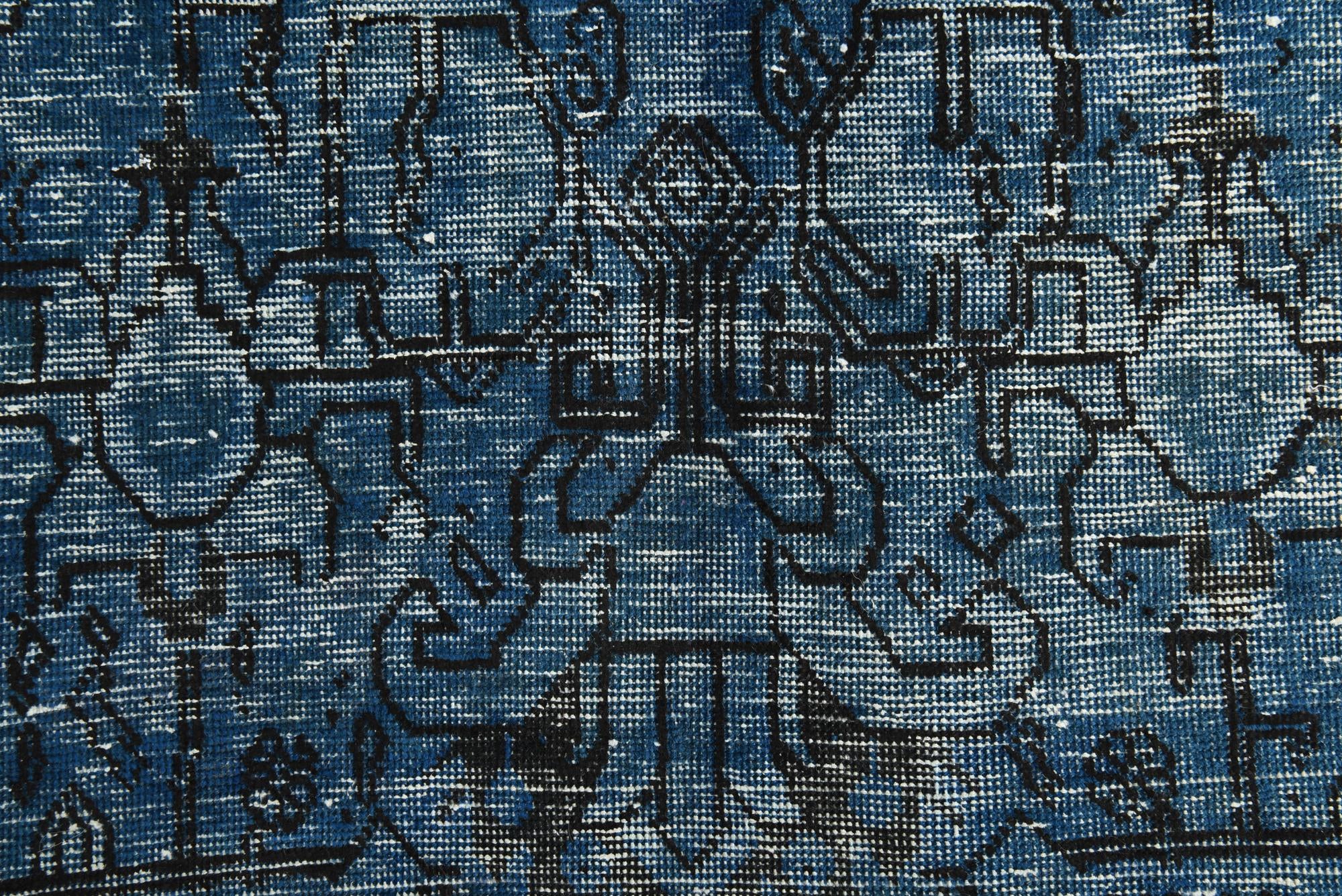 9' 7 x 12' 6 Hand Knotted Ultra Vintage Persian Wool Rug