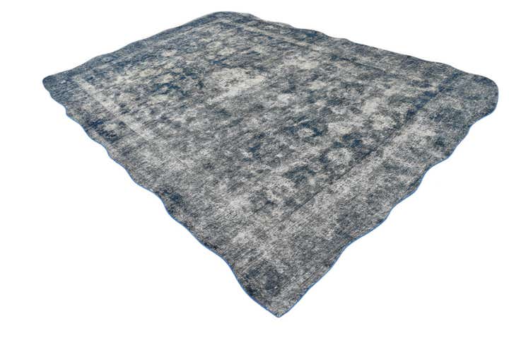 7' 10 x 10' 11 Hand Knotted Ultra Vintage Persian Wool Rug