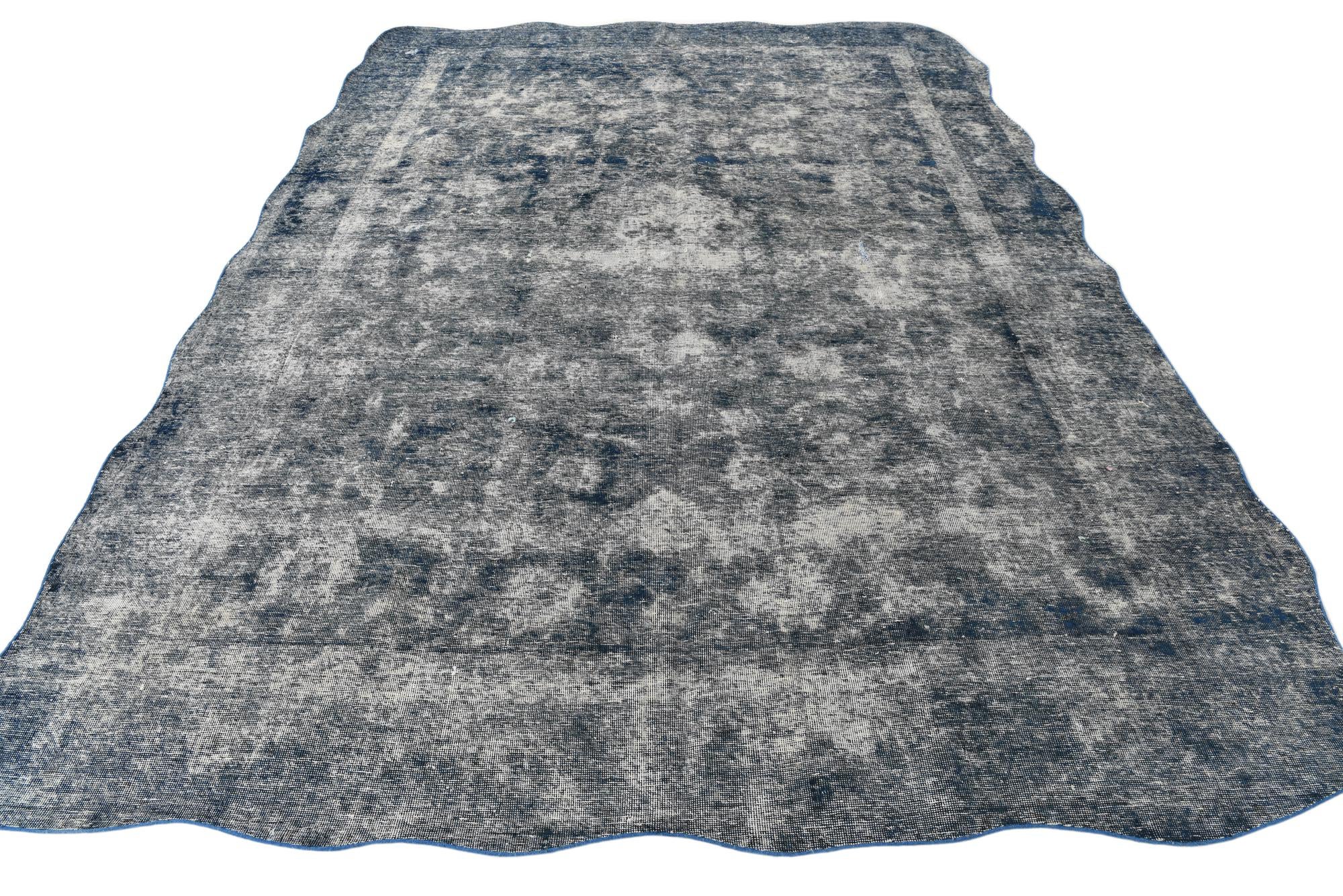 7' 10 x 10' 11 Hand Knotted Ultra Vintage Persian Wool Rug